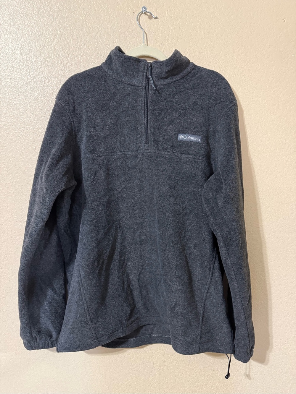 Columbia Men's Dark Gray Half-Zip Fleece Pullover